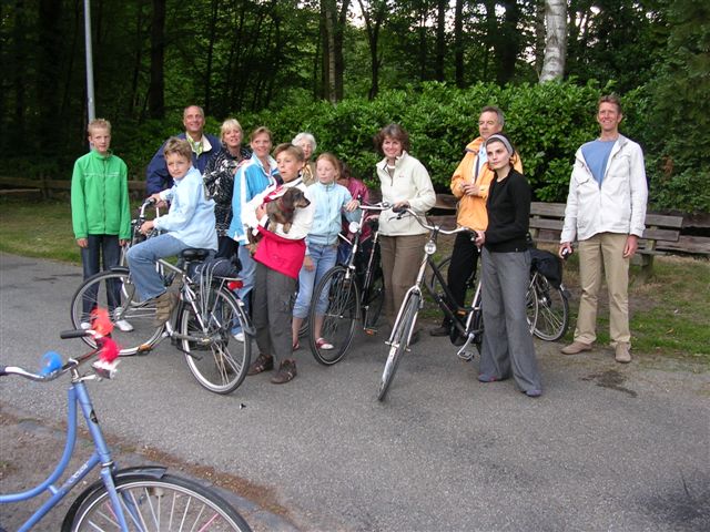 groepsfoto fietsvierdaagse